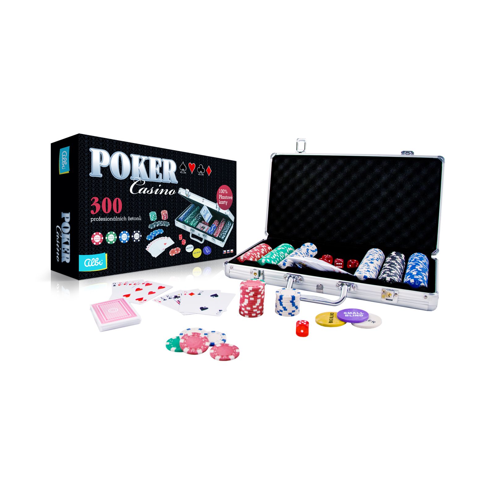 ALBI Poker casino (300 žetonů)