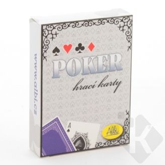 ALBI Poker - karty modré