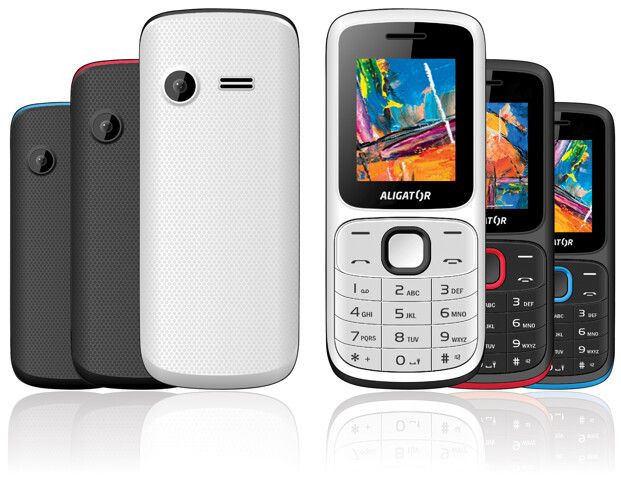 Mobilní telefon Aligator D210, Dual SIM, černo-modrá (AD210BB)