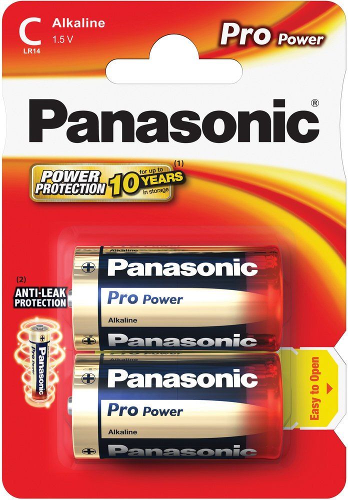 Alkalická baterie C Panasonic Pro Power LR14 2ks