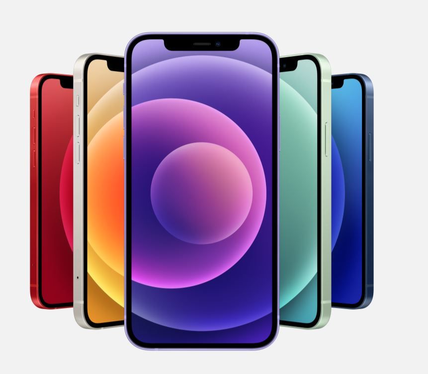 Apple iPhone 12, 64GB, Purple (MJNM3CN/A)