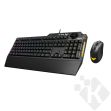 ASUS  TUF GAMING COMBO ,CZ/SK, set klávesnice s myší, Black (90MP02A0-BCZA00)