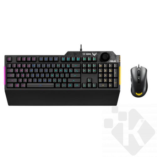 ASUS  TUF GAMING COMBO ,CZ/SK, set klávesnice s myší, Black (90MP02A0-BCZA00)