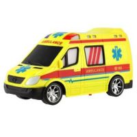Auto RC ambulance plast 20cm na dálkové ovládání se světlem