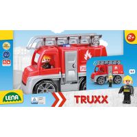 Auto Truxx hasiči plast 29cm s figurkou v krabici 39x22x16cm 24m+