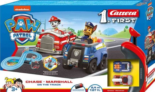 Autodráha Carrera FIRST - 63033 PAW Patrol Chase a Marshall On the track