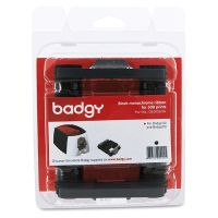 Badgy original card printer ribbon, CBGR0500K, black, Badgy 100, 200