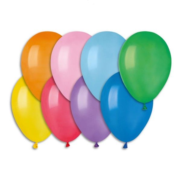 Balonek/Balonky nafukovací 8" pastelové 100ks