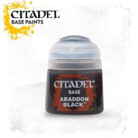 Barva Citadel Base: Abaddon Black - 12ml