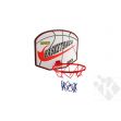 Basketbalový koš dřevo/kov/síťka/míč s pumpičkou v krabici 49x42x4cm