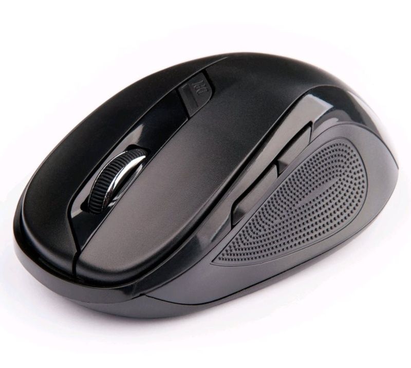 Bezdrátová myš C-Tech WLM-02B, černá, 1600DPI, USB receiver (PC)