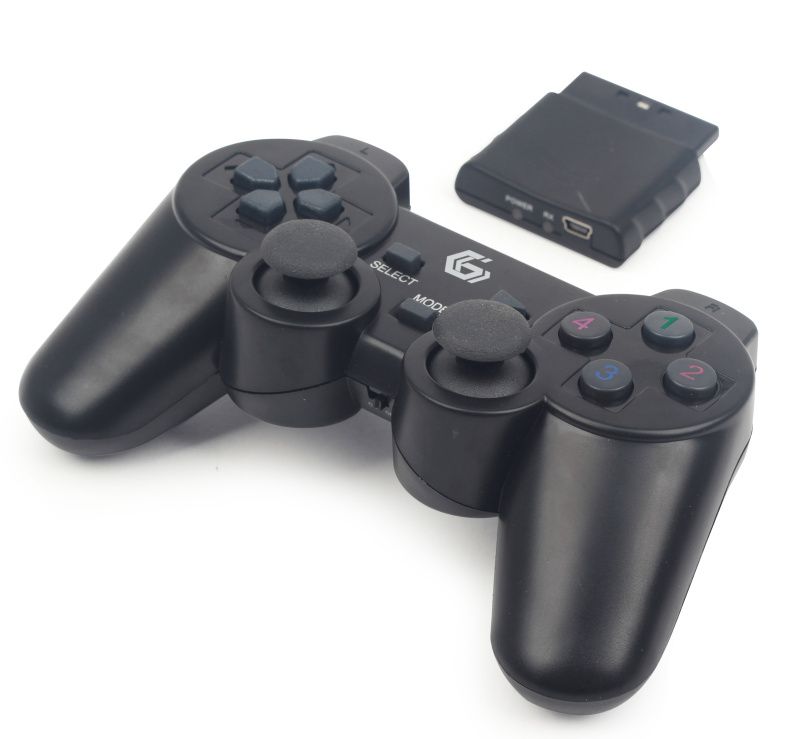 GEMBIRD gamepad JPD-WDV-01, vibrační, bezdrátový, PC, PS2, PS3, USB