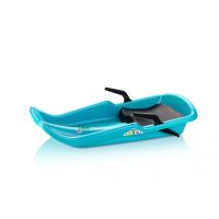 Bobsleigh Cyclone monster plastic 80x39cm with seat and brakes cyan in bag
