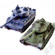 Bojová sada tanků RC Tank Tiger I vs. Tank T34, 2.4GHz, RTR 1:28, RC_99824