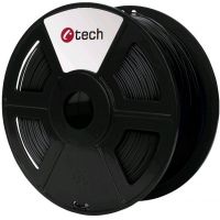 C-TECH tisková struna (filament), PETG, 1,75mm, 1kg, černá (3DF-PETG1.75-BK)