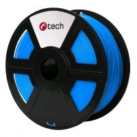 C-TECH tisková struna (filament), PLA, 1, 75mm, 1kg, modrá (3DF-PLA1.75-B)