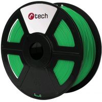 C-TECH tisková struna (filament), PLA, 1,75mm, 1kg, zelená (3DF-PLA1.75-G)