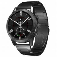 Chytré hodinky ARMODD Silentwatch 4 Pro černá s kovovým řemínkem + silikonový řemínek