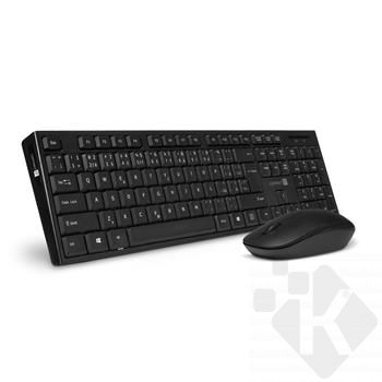 CONNECT IT Combo bezdrátová klávesnice + myš, 2,4GHz, USB, CZ + SK layout, černá - CKM-7500-CS (PC)