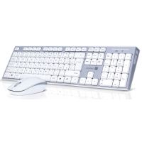CONNECT IT Combo bezdrátová klávesnice + myš, 2,4GHz, USB, CZ + SK layout, šedo-bílá (CKM-7510-CS)