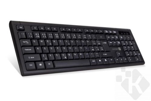 CONNECT IT kancelářská drátová USB klávesnice, CZ + SK verze, černá - CKB-3058-CS (PC)