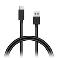 CONNECT IT Wirez USB C (Type C) - USB, tok proudu až 3A !,černý, 0,5 m (CI-1174)