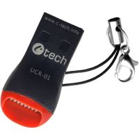 Čítačka kariet C-tech UCR-01, USB 2.0 TYP A, micro SD