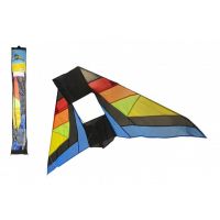 Drak létající nylon delta 183x81cm barevný