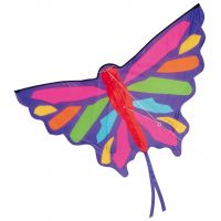 Drak létající nylon motýl 130x74cm