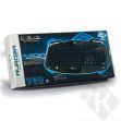 E-BLUE Klávesnice Auroza, herní, černá, drátová (USB), US + CZ/SK přelepky, podsvícené okraje (EKM701BKUS-IU) (PC)