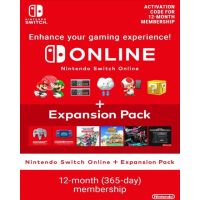 Nintendo Switch Online Individual členství 365 dní + Expansion Pack (Switch)