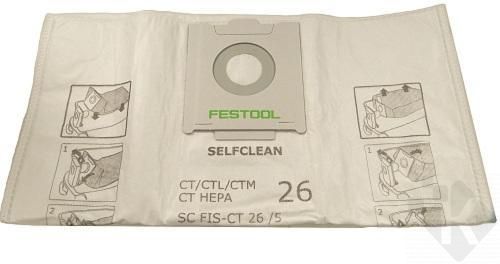 FESTOOL filtrační vak SELFCLEAN FIS-CT 26 fleece (496187)