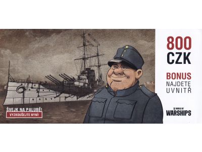 Dárek k objednávce - Bonusový kód do hry World of Warships v hod