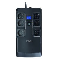 Záložní zdroj FSP/Fortron UPS NanoFit 800, 800 VA, 2xUSB power, LCD, RJ45, offline (PPF4801702)