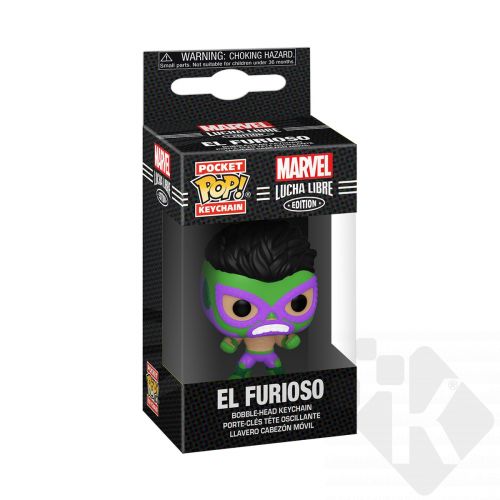 Funko POP! Klíčenka: Marvel Luchadores - Hulk