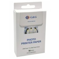 G&G Photo paper, 50x76mm, 50 ks, termosublimační GG-ZP023-50