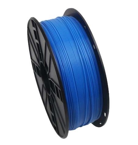 Gembird tisková struna (filament) PLA, 1, 75mm, 1kg, fluorescentní modrá (3DP-PLA1.75-01-FB)
