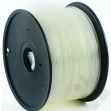 Gembird tisková struna (filament) PLA, 1, 75mm, 1kg, transparent (3DP-PLA1.75-01-TR)
