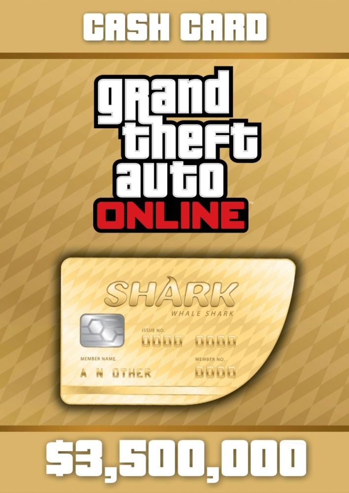 Grand Theft Auto V Online Whale Shark Cash Card (PC)