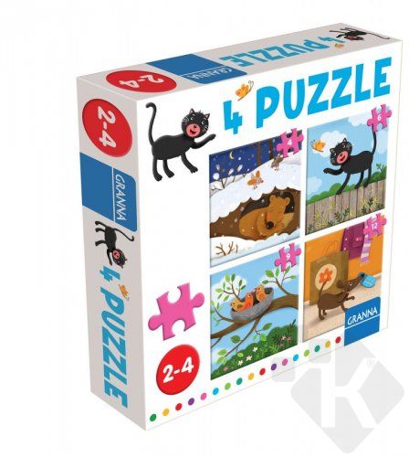Granna 4 puzzle -  kočka
