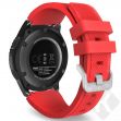 Tech-Protect SMOOTHBAND Gumový řemínek pro Samsung Galaxy Watch 46mm, Červený