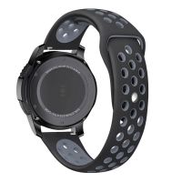 Tech-Protect SOFTBAND Gumový řemínek pro Samsung Galaxy Watch 46mm, Černo-šedý
