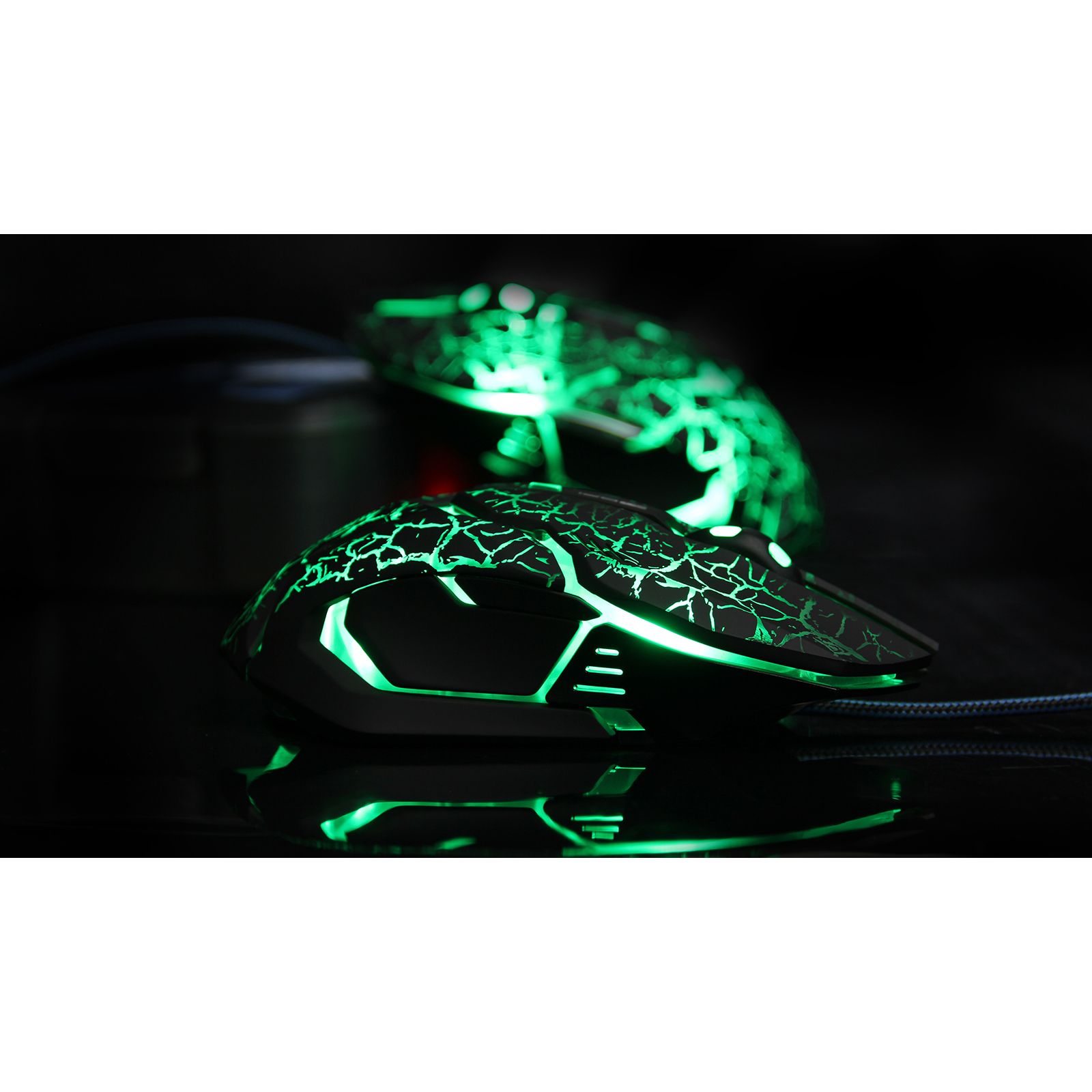 Herní myš E-BLUE Auroza Gaming, 4000DPI, optická, Black (EMS639BCCZ-IU) (PC)