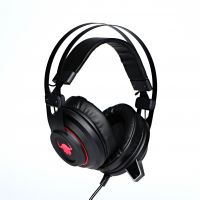 Herní sluchátka Red Fighter H3, podsvícená, černá,USB + 3.5mm jack (PC)