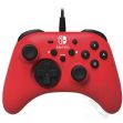 HORIPAD Wired Gamepad for Nintendo Switch, RED (Switch)
