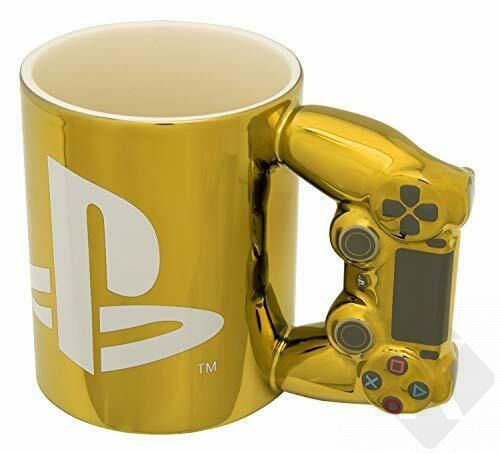Hrnek - PlayStation zlatý ovladač