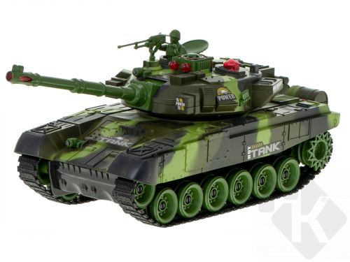 Infra RC tank T-80 No.9995 Green Camo, 2,4 GHz, RTR 1:16
