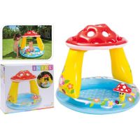 Intex 57114 Pool with canopy Toadstool, inflatable paddling pool 102x89cm from 1-3 years