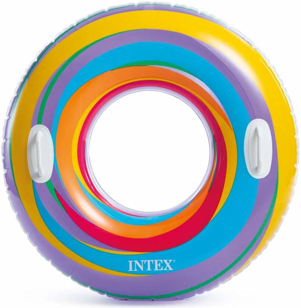 INTEX 59256 Nafukovací kruh s úchyty 91 cm