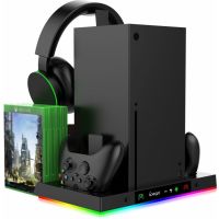 iPega XBX023S Multifunkční Nabíjecí RGB Stojan s Chlazením Xbox Series X